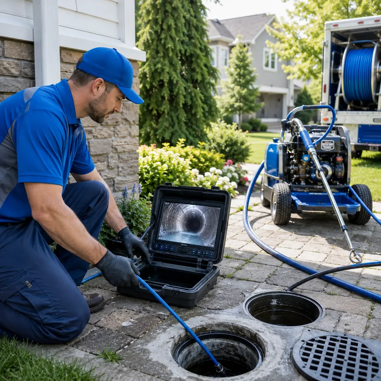 Outdoor drain cleaning professionals serving Georgetown, OH
