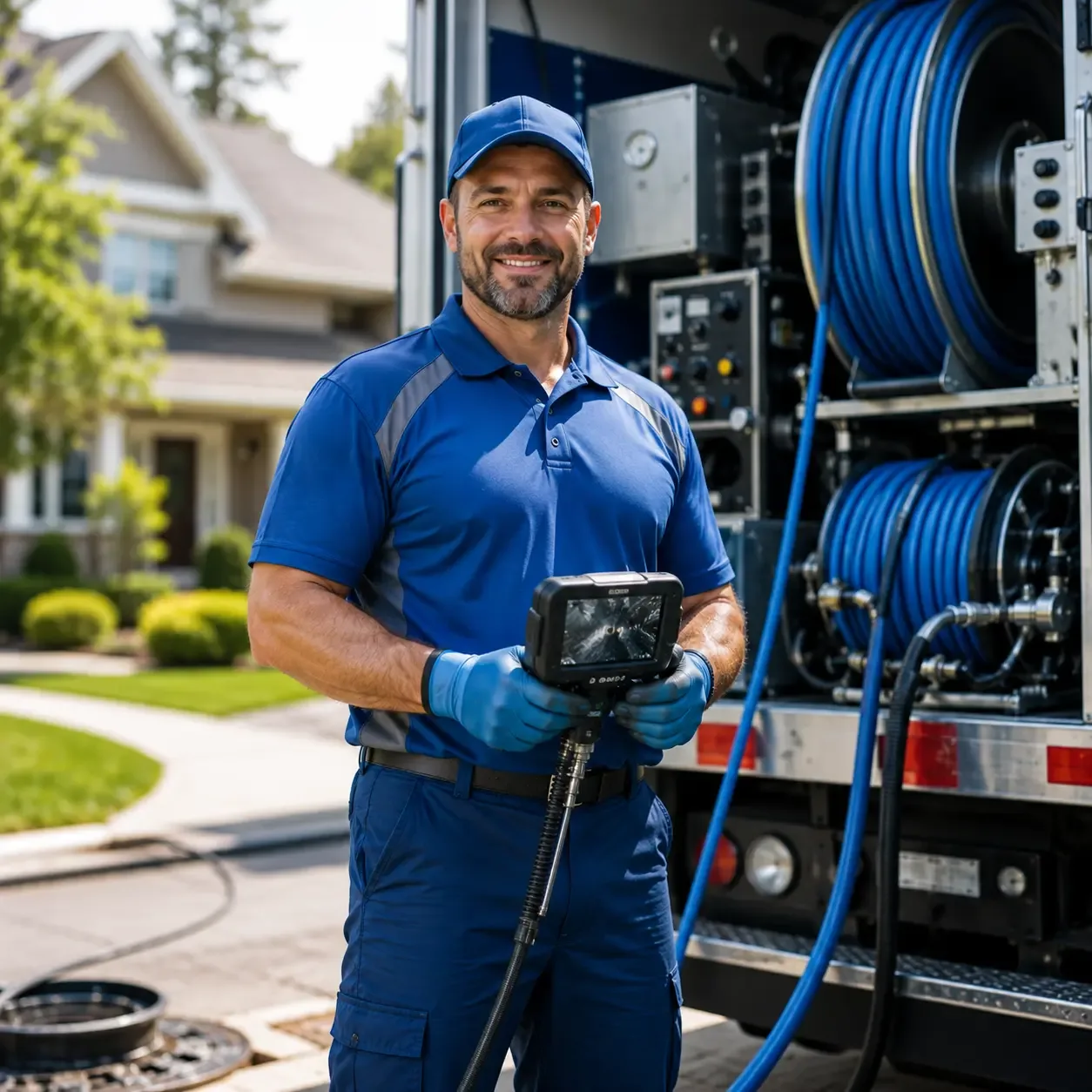 Local outdoor drain cleaning specialists in Georgetown, OH